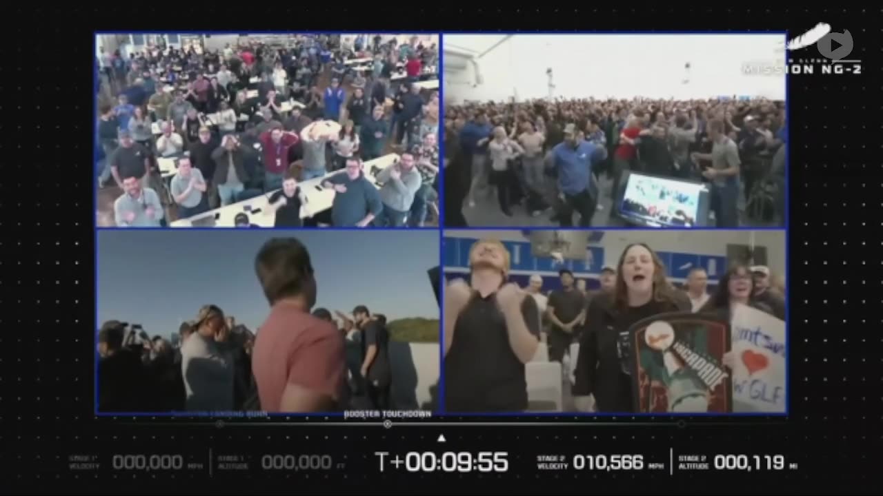 Blue Origin successfully catches NG-2 rocket booster.