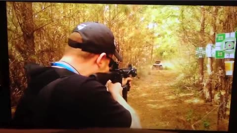 lost his leg in the process.