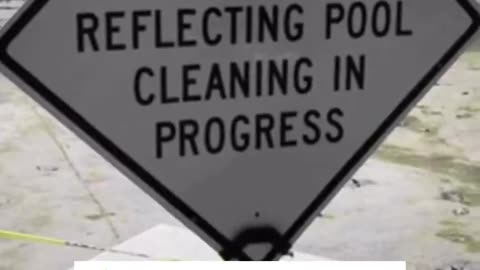 President Trump will now be cleaning up the Lincoln Memorial Reflecting Pool.