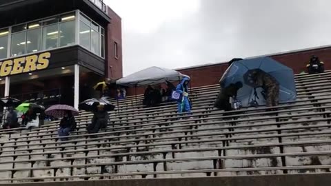 October 26, 2019 - A Very Wet Day at DePauw's Blackstock Stadium