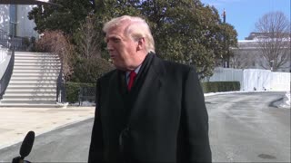 1-27-26: President Trump Gaggles with Press Before Departing the White House