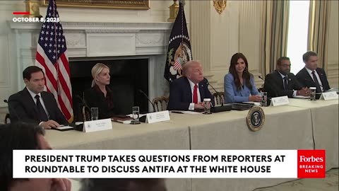 BREAKING NEWS: President Trump Takes Questions From Reporters On Eight Day Of Government Shutdown
