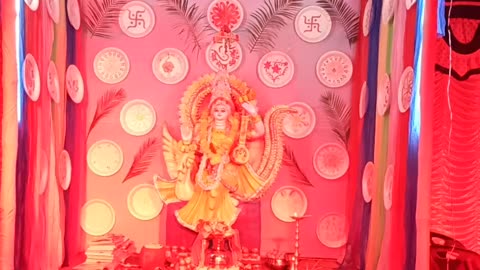 Chowdhury Bari Saraswati Puja Location Bhanga video 2025 skc.com 49