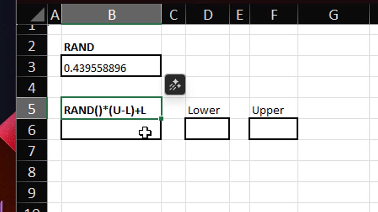 How to Use the RAND Function in Excel (Including A Custom Range Formula)