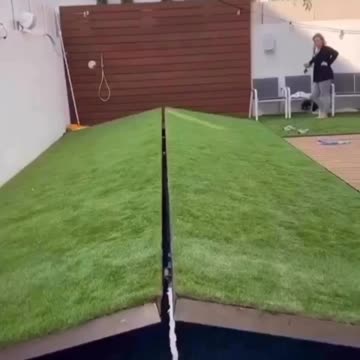 How to hide the pool and get more space.