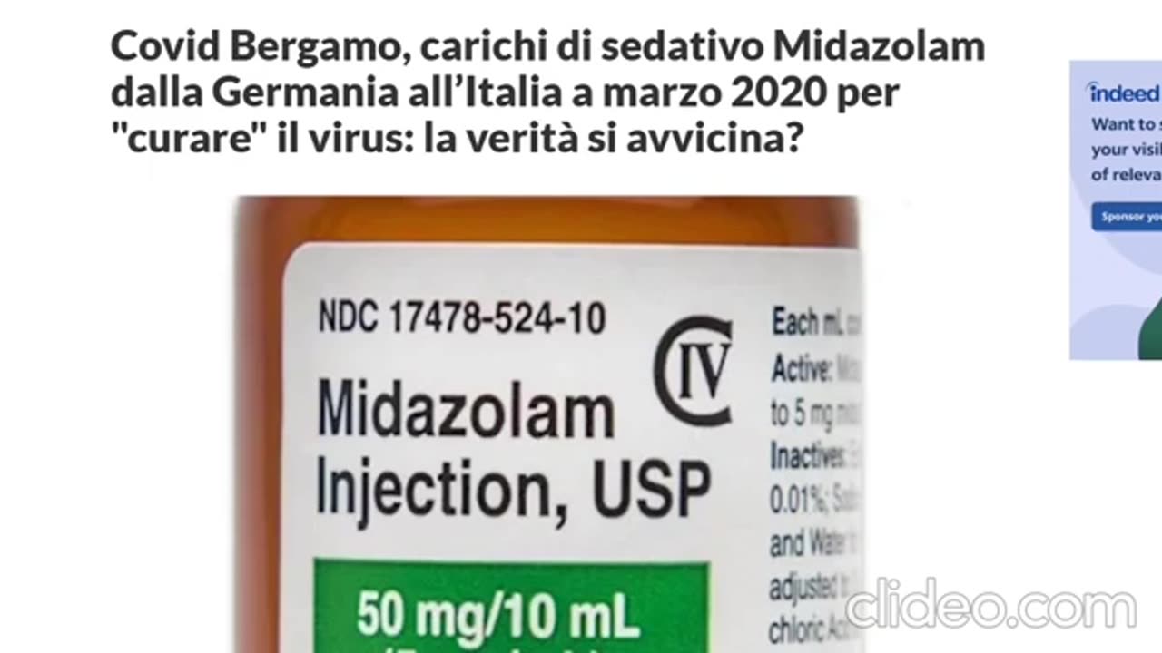 #“PERCHÈ TANTO MIDAZOLAM PER FRONTEGGIARE LA PSICO PANDEMÒNIA?!... INOLTRE QUALCHE GIORNO FA -MA CERTO È SOLO UN CASO- LA TOSCANA HA APPROVATO UNA LEGGE SULL'EUTANASIA, PER CUI SI USA PROPRIO IL MIDAZOLAM!!”👿👿 #SATANISTI PAGLIACCI!!🤡