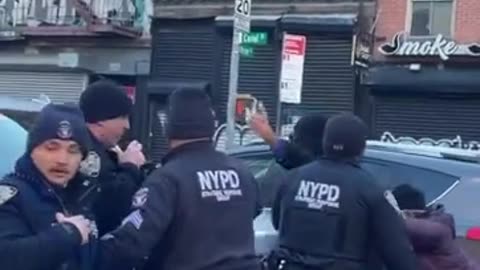 Dumb NYPD cop Maces Another One