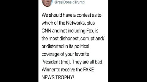 President Trump, Fake News & Visionary Song Writer