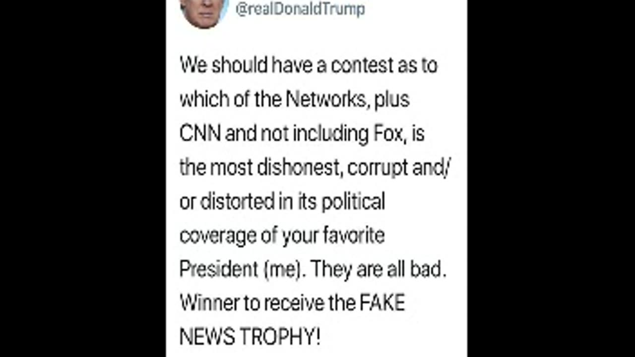 President Trump, Fake News & Visionary Song Writer