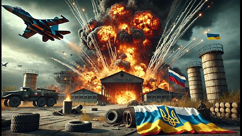 Ukrainian Army Strikes Russian Thermobaric Munitions Warehouse | Massive Explosion
