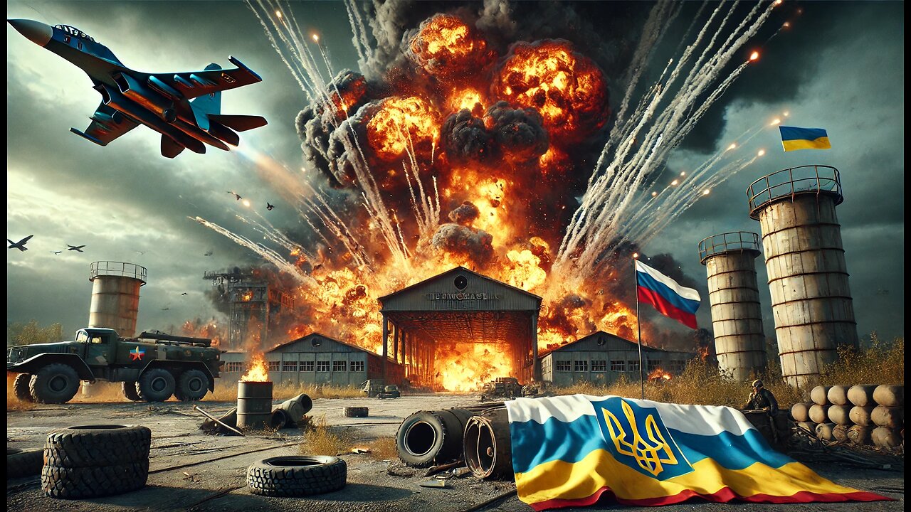 Ukrainian Army Strikes Russian Thermobaric Munitions Warehouse | Massive Explosion