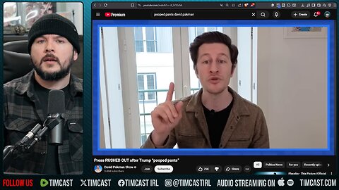 David Pakman "Poops Pants" ON HIS SHOW The Same Way Trump "Poops Pants" | Tim Pool