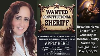 WANTED CONSTITUTIONAL SHERIFF for Benton County, Washington. APPLY HERE!