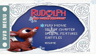 Rudolph the Red-Nosed Reindeer - DVD Menu