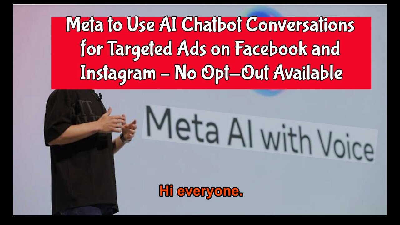 Meta to Use AI Chatbot Conversations for Ads on Facebook and Instagram – No Opt-Out Available