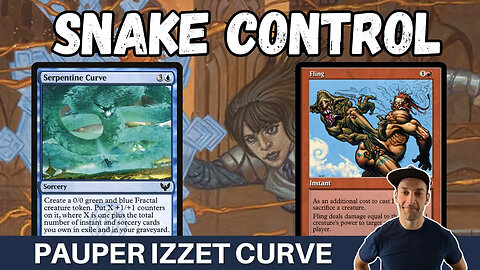 IZZET COMBO CONTROL? Pauper UR Serpentine Curve is a skred control deck with a big finish!