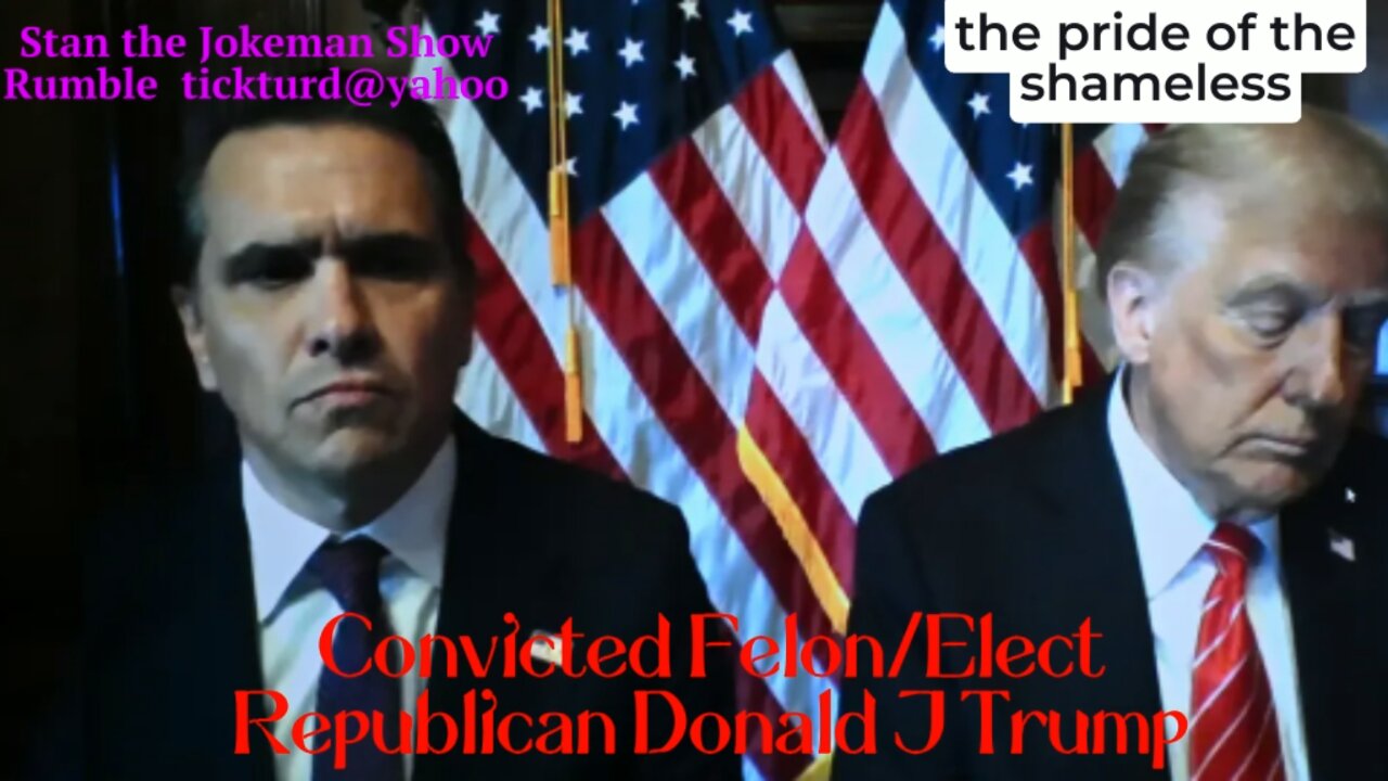 Republican Rapist Felon Elect Donald J Trump! w/ "TRUMP HUMP" SONG!