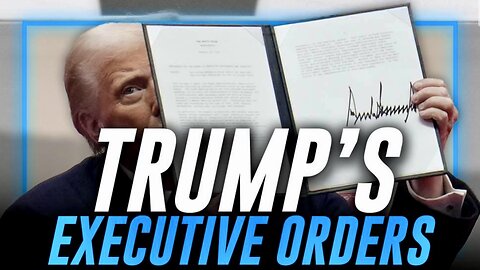 Alex Jones Breaks Down Some Of President Trump's Most Important Executive Orders/Actions Now Demolishing The Deep State In Real Time!