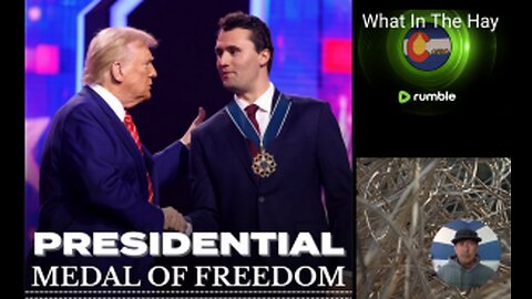 🇺🇸 CHARLIE KIRK RECEIVES PRESIDENTIAL MEDAL OF FREEDOM 🇺🇸