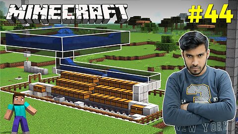 Automatic Super Smelter For My Stone Farm ｜ MINECRAFT Gameplay #44