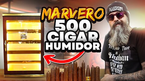 Marvero 500 Count Cigar Humidor | Cigar Prop 2025