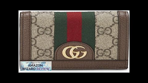 Gucci Pre-Loved Original GG Supreme Canvas Ophidia French Wallet BrownCompact Gucci Review