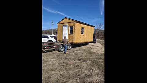 My Tiny Home Arrives