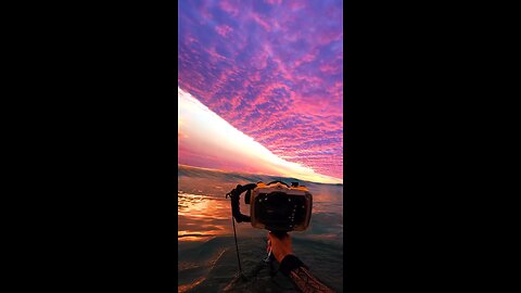 When you get the perfect SUNSET shot!