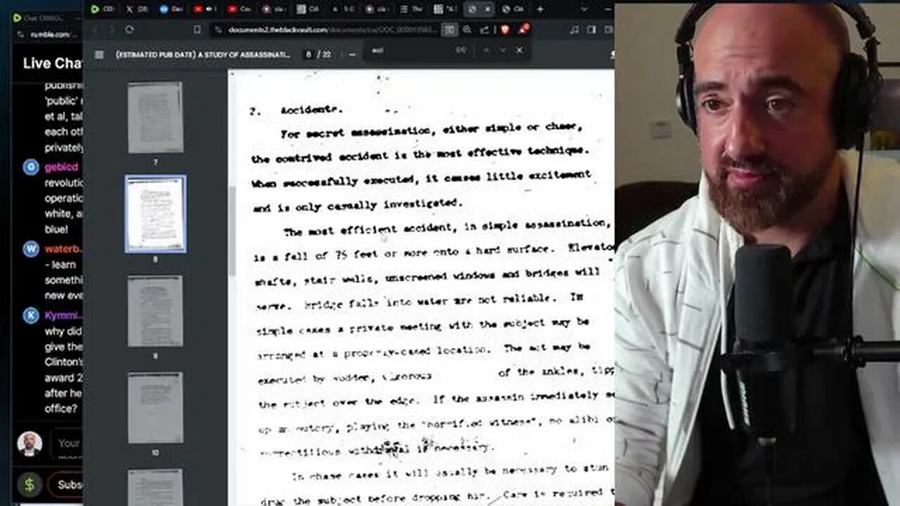 Mike Benz reads the (Declassified) CIA assassination guide out loud