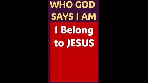 I BELONG TO JESUS #wordofgod #Jesus #wisdom #God #spirituality #power #love #grace #singer #praise
