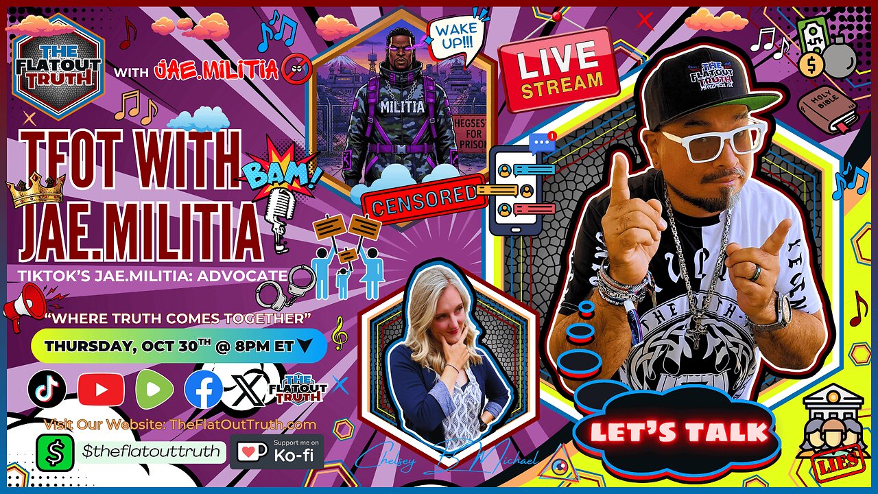 The Flat Out Truth with Guest Speaker: Jae Militia