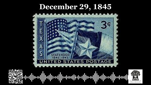 #OnThisDay December 29, 1845: Lone Star Statehood