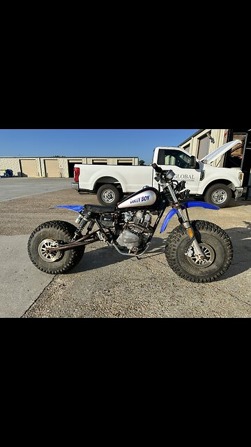 240523 Birthday lunchtime fun, Big Tire Rebel 250