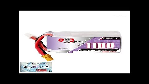 Gaoneng GNB 15.2V 1100mAh 60C 4S LiPo Battery XT30/XT60 Plug for GEPRC Review