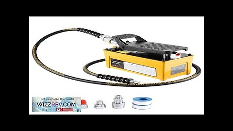 VEVOR Air Hydraulic Pump Air Actuated Foot Pump 10000PSI Frame Machine Pump Review