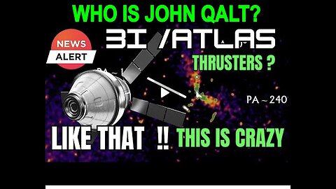3I/Atlas Jan 22 NEW HUBLLE IMAGES confirm PERFECT JET GEOMETRY like Satellite Thrusters ! WHAT IS IT