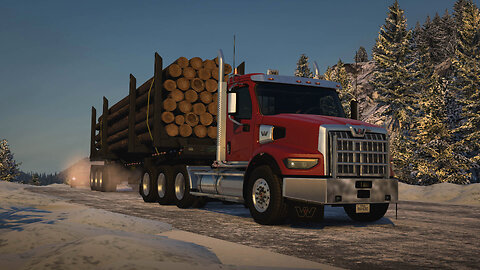 ATS Western Star 49X | Lillooet BC to Merritt BC | Logs 31,176lb