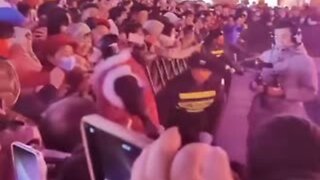 A Chinese Robot Named Dong-Z-272 Attacks People In A Crowd