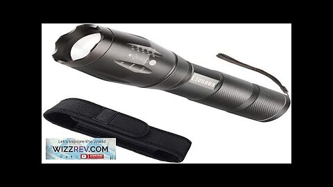 COSOOS LED Flashlight with Holster Bright Tactical Flashlight 1000 Lumen Zoomable 5-Mode Review