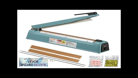 VEVOR Impulse Sealer 12 inch Manual Heat Seal Machine with Adjustable Heating Review