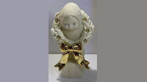 Department 56 Snowbabies "All Decked Out Ready To Go" Christmas Ornament Figure