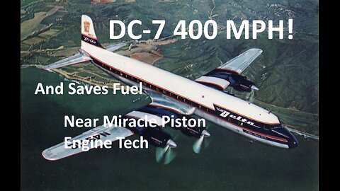 Turbo Compound Piston Engines. Almost magic tech.