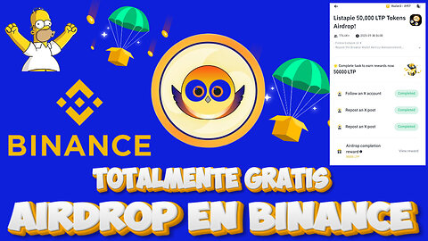 DATE PRISA!! AIRDROP EN BINANCE GANA DINERO TOTALMENTE GRATIS 🤑​