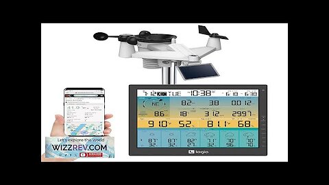 Logia 21-in-1 Wireless Weather Station with 7-in-1 Solar Sensor Array 6-Day Forecast Review