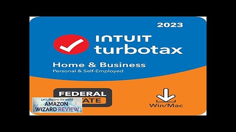 TurboTax Home & Business 2023 Tax Software Federal & State Tax Return Review