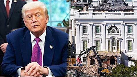 Trump DEMOLISHED the White House and there’s NO ARCHITECT to fix it