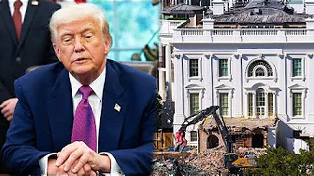 Trump DEMOLISHED the White House and there’s NO ARCHITECT to fix it