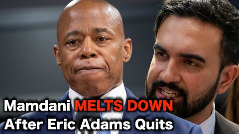 Mamdani CRIES Victim After Eric Adams Drops Out 