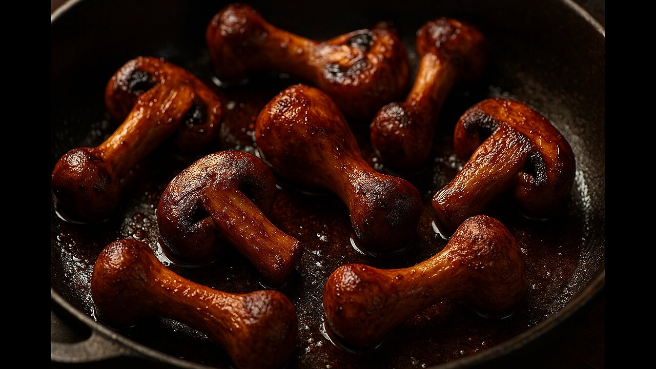 š„ Turning Mushrooms into Chicken Drummers (The Brunette Illusion) | FlavorVilleā¢