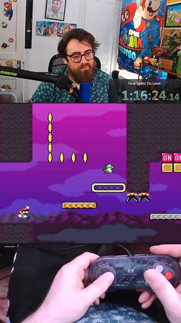 Mario Can Freeze Time?